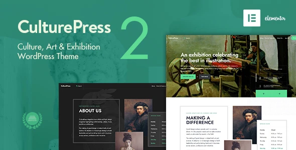 CulturePress – Art & Culture WordPress Theme